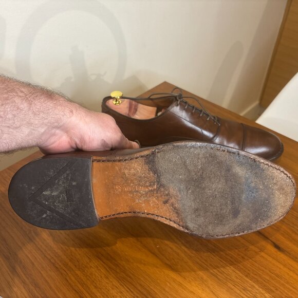 Allen Edmonds Park Avenue – Brown Calf – Size 14D - Picture 3 of 9